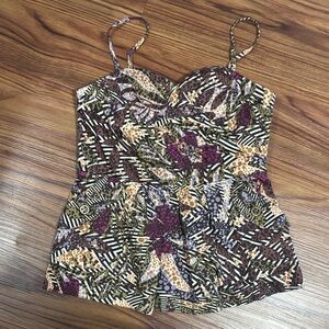 Anthropologie Fei Colorful Patterned Top